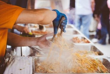 Puesto de wok street food