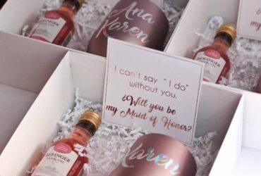 Ideas originales para regalar a tus damas de honor y padrinos en tu boda