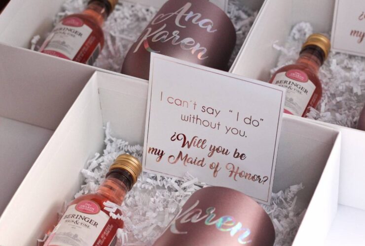 Ideas originales para regalar a tus damas de honor y padrinos en tu boda