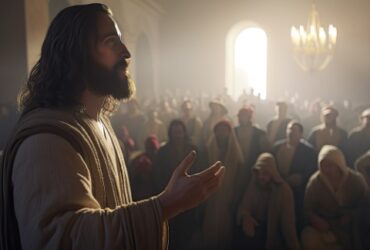 Jesus en una iglesia