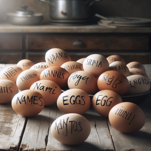 nombres para huevos
