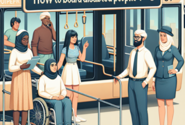 ¿Cómo embarcar personas discapacitadas?