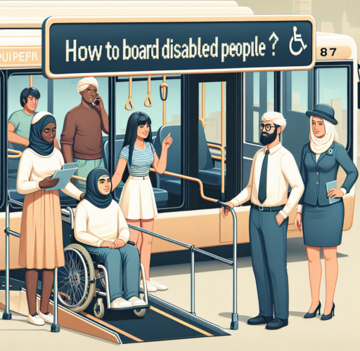 ¿Cómo embarcar personas discapacitadas?