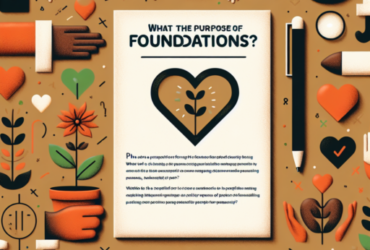 ¿Cuál es el objetivo de las fundaciones?