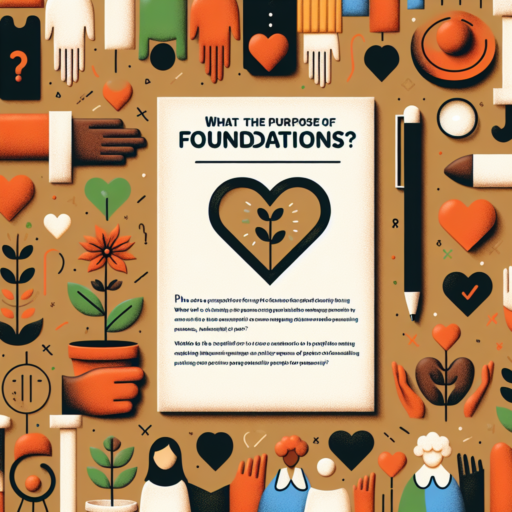 ¿Cuál es el objetivo de las fundaciones?