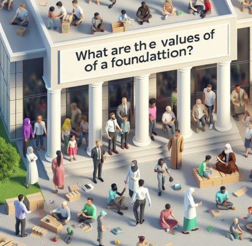 ¿Cuáles son los valores de una fundación?