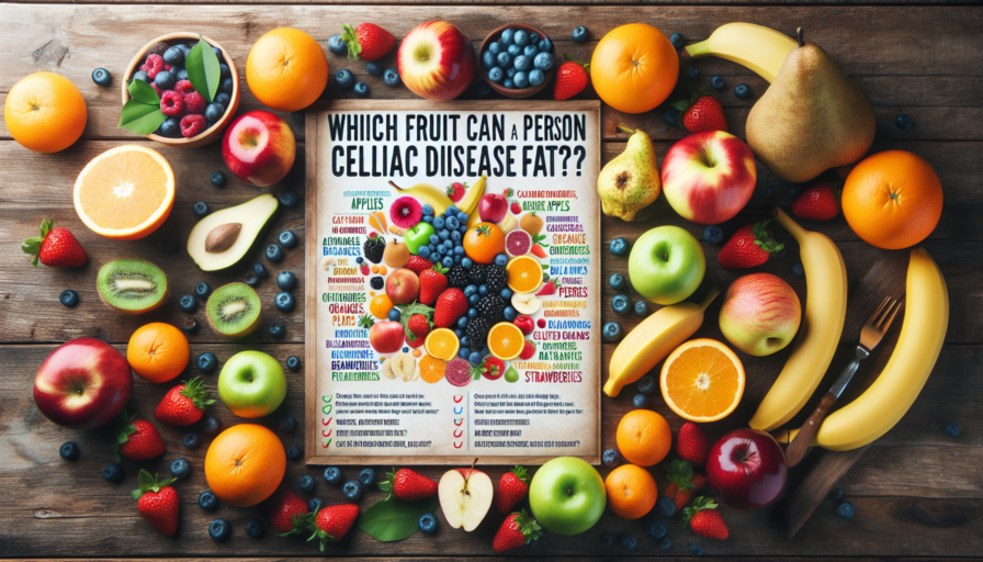 ¿Qué fruta puede comer un celíaco?