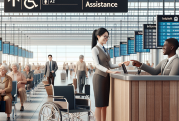 ¿Cómo se pide la silla de ruedas en el aeropuerto?