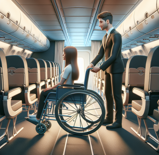 ¿Cómo viajan los discapacitados en avión?
