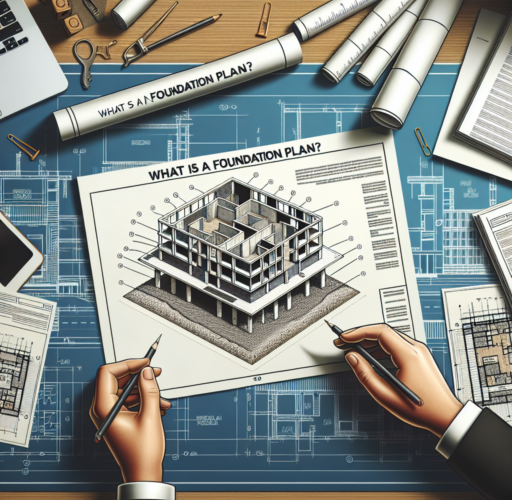 ¿Qué es un plano de fundación?