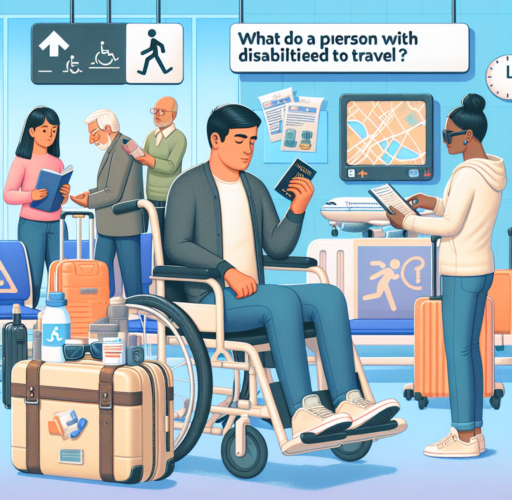 ¿Qué necesita una persona con discapacidad para viajar?