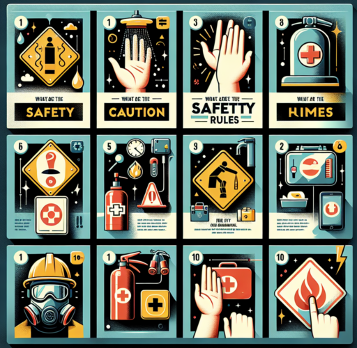 ¿Cuáles son las 10 reglas básicas de seguridad?