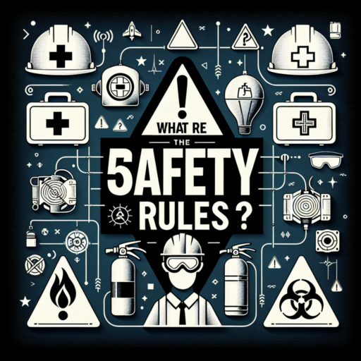 ¿Cuáles son las 5 reglas de seguridad?