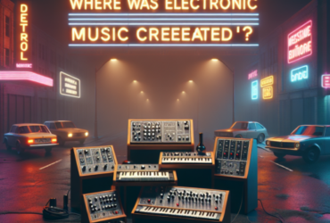 ¿Dónde se creó la música electrónica?