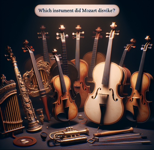 ¿Qué instrumento no le gustaba a Mozart?