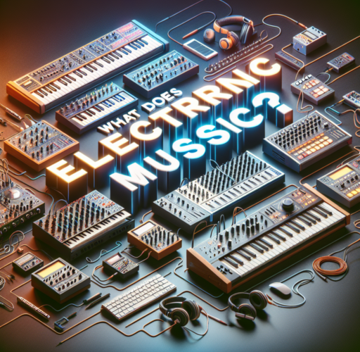 ¿Qué quiere decir música electrónica?