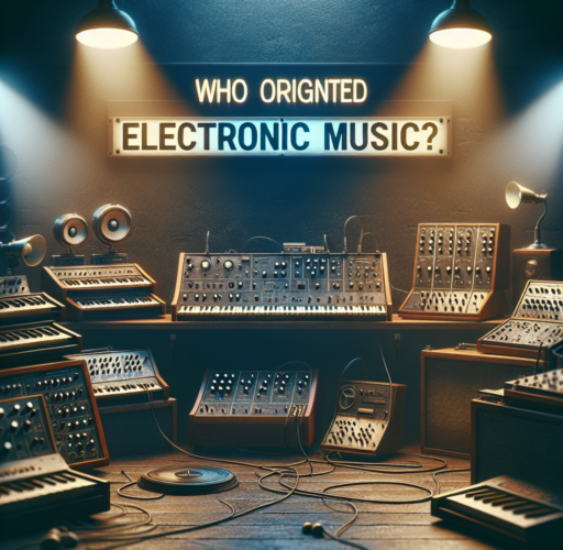 ¿Quién dio origen a la música electrónica?