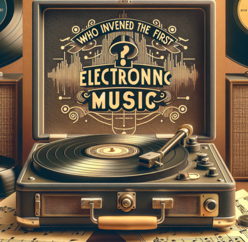 ¿Quién inventó la primera música electrónica?