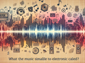 ¿Cómo se llama la música parecida a la electrónica?