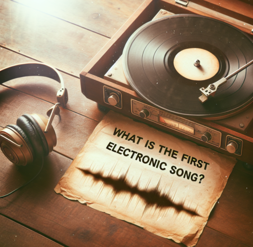 ¿Cuál es la primera canción electrónica?