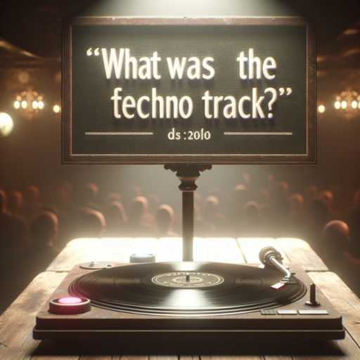 ¿Cuál fue el primer tema techno?