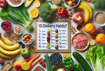 ¿Cuáles son los 10 hábitos alimenticios?