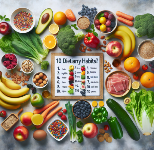 ¿Cuáles son los 10 hábitos alimenticios?