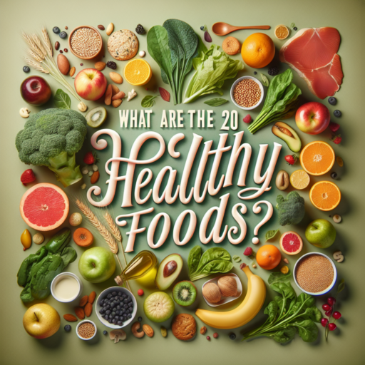 ¿Cuáles son los 20 alimentos saludables?