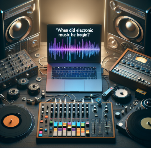 ¿Cuándo nace la música electrónica?
