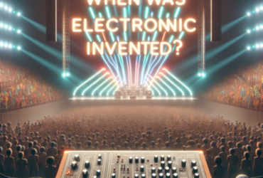 ¿Cuándo se inventó la música electrónica?