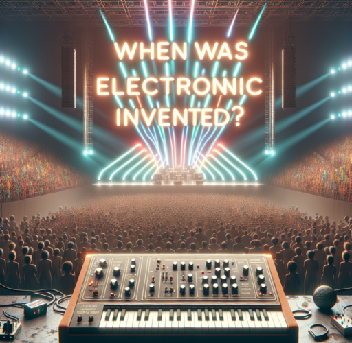¿Cuándo se inventó la música electrónica?
