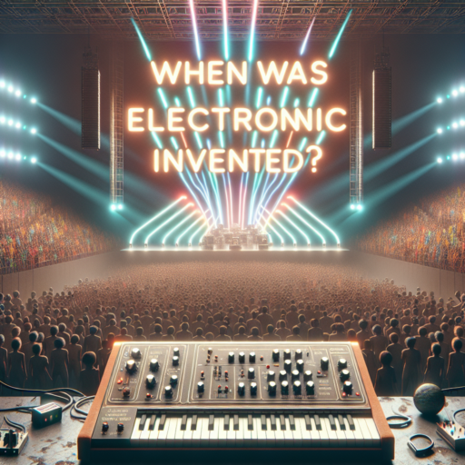 ¿Cuándo se inventó la música electrónica?