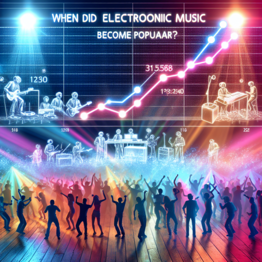 ¿Cuándo se puso de moda la música electrónica?