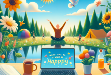 ¿Qué hago para estar feliz siempre?
