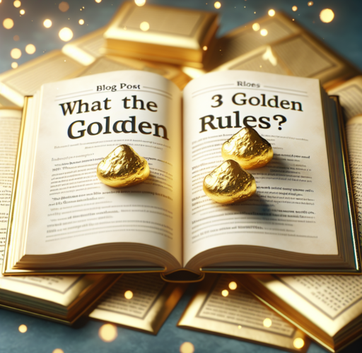 ¿Qué son las 3 reglas de oro?