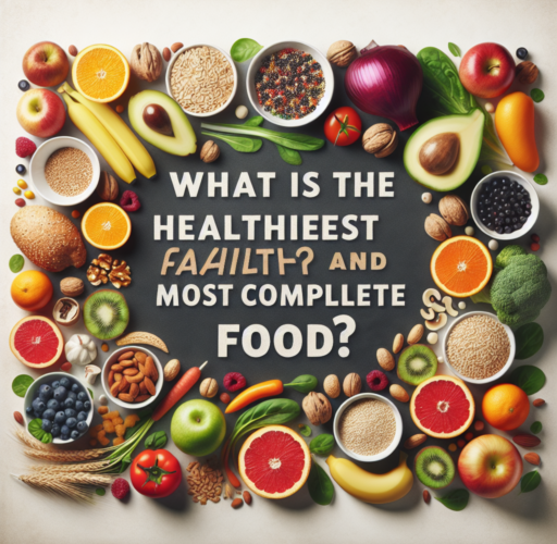 ¿Cuál es el alimento más sano y completo?