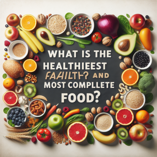 ¿Cuál es el alimento más sano y completo?