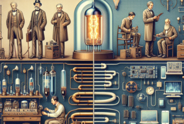 ¿Cuál es la historia de la electrónica?