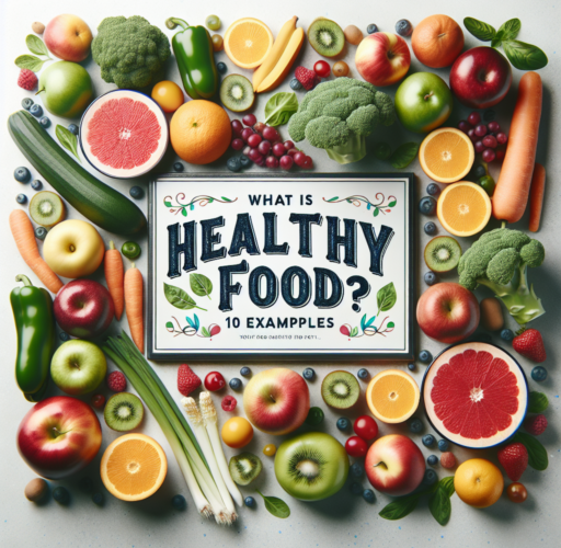 ¿Qué es la comida saludable 10 ejemplos?