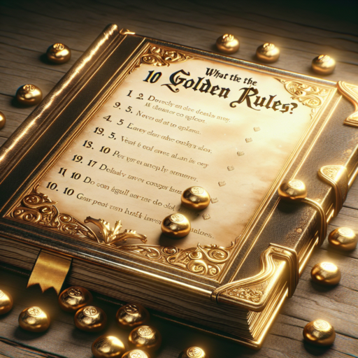 ¿Qué son las 10 reglas de oro?