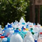 Contenedores de reciclaje de colores